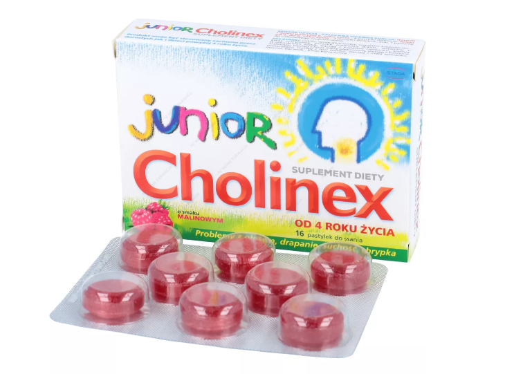 tabletki na gardło cholinex